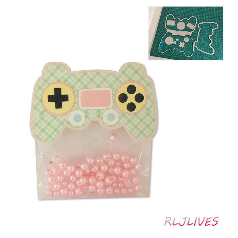 Game Controller Bag Topper Metal Cutting Die | Scrapbooking