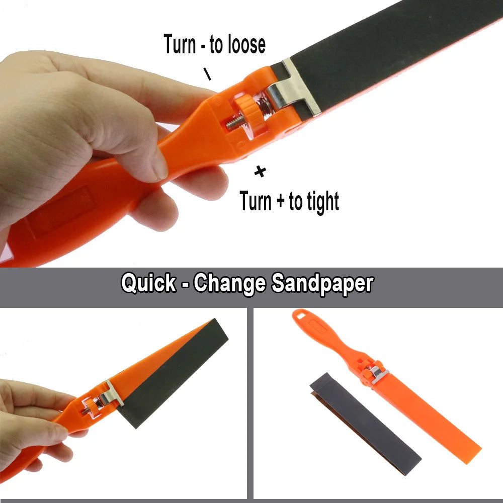 Sandpaper File Handle & Hand Grinding Sanding Block