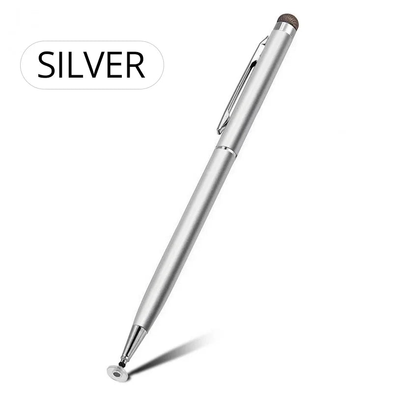 Universal 2-in-1 Stylus Pen for Tablets, iPhones & Android