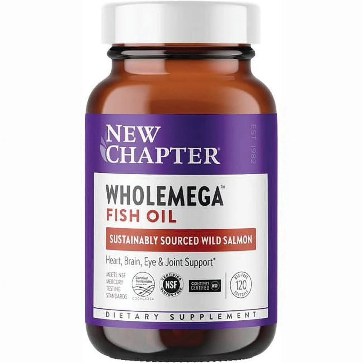New Chapter Wholemega Fish Oil 90 Capsules