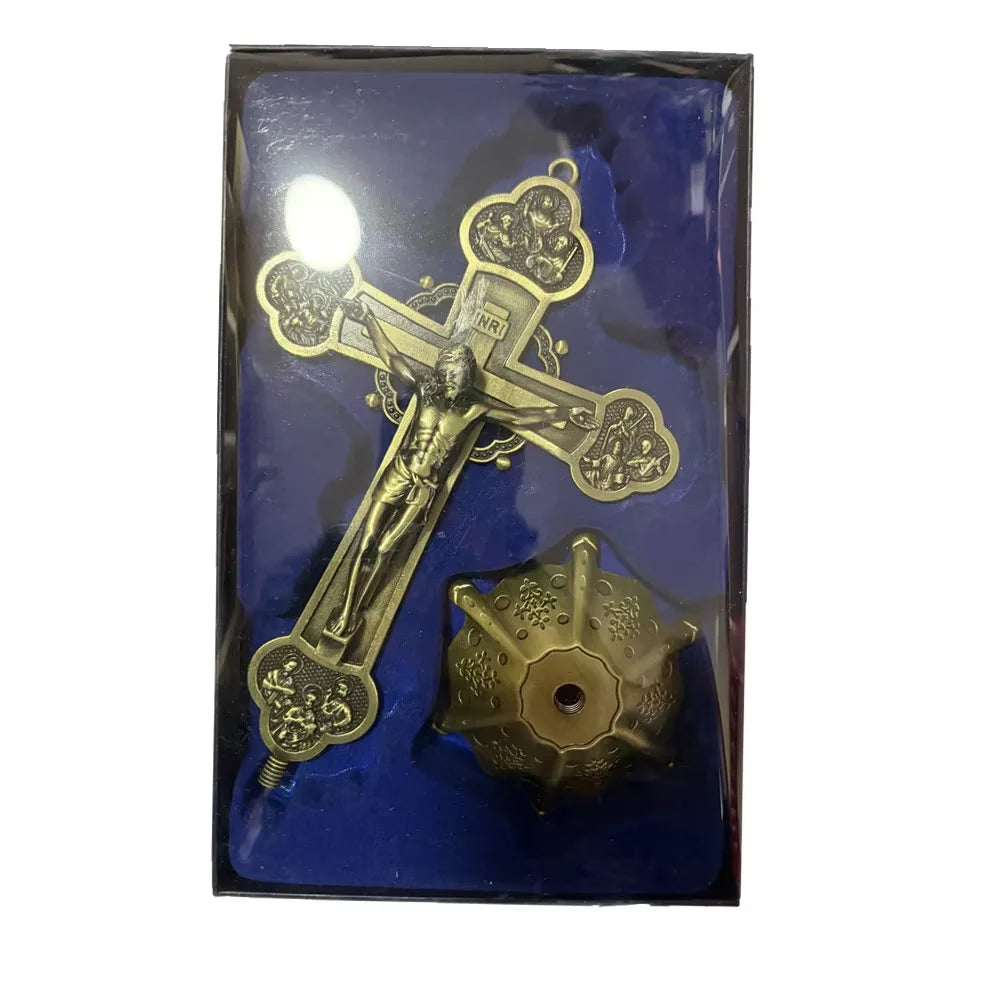 Metal Jesus Cross Wall Decor – Catholic Religious Home Decoration