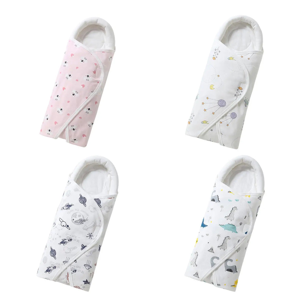Soft Cotton Hooded Baby Towel Bathrobe Wrap Blanket – Newborn