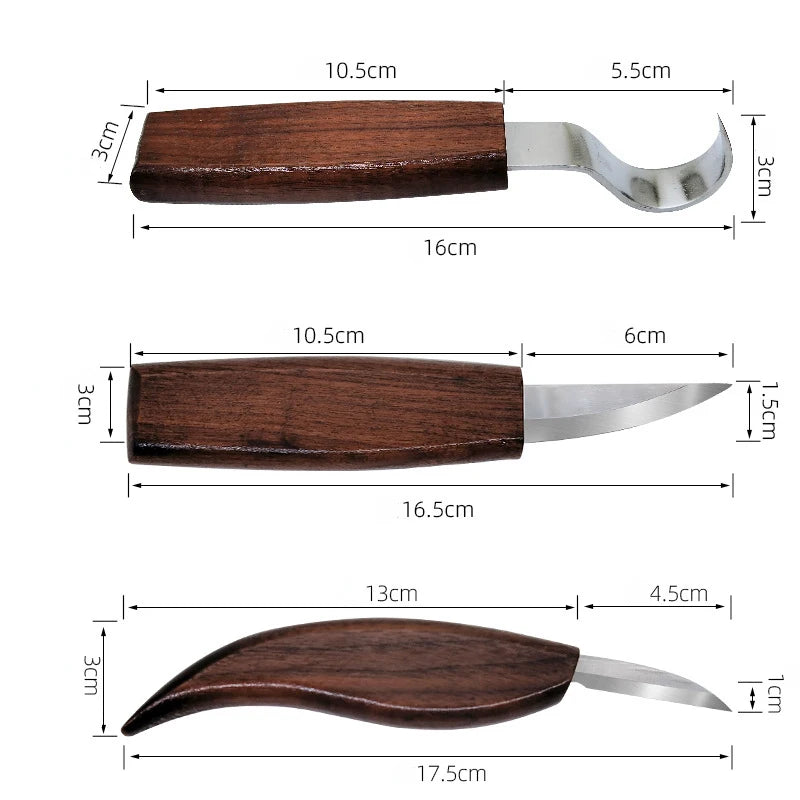 Ceramic & Polymer Clay Sculpting Carving Tools – Wooden Handle