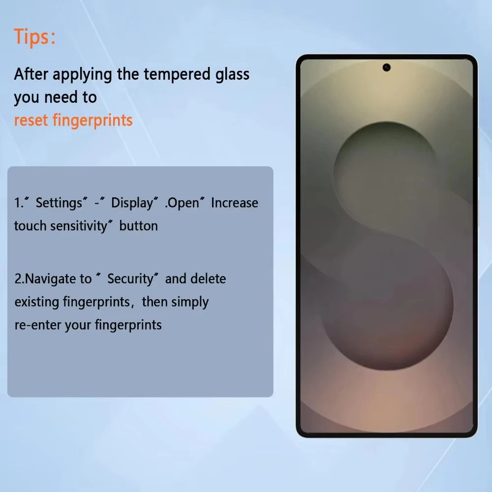 Samsung Tempered Glass Screen Protector + Install Kit | AKABEILA