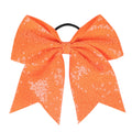 12-Piece Girls Sequin Grosgrain Hair Bow Elastic Headbands Set