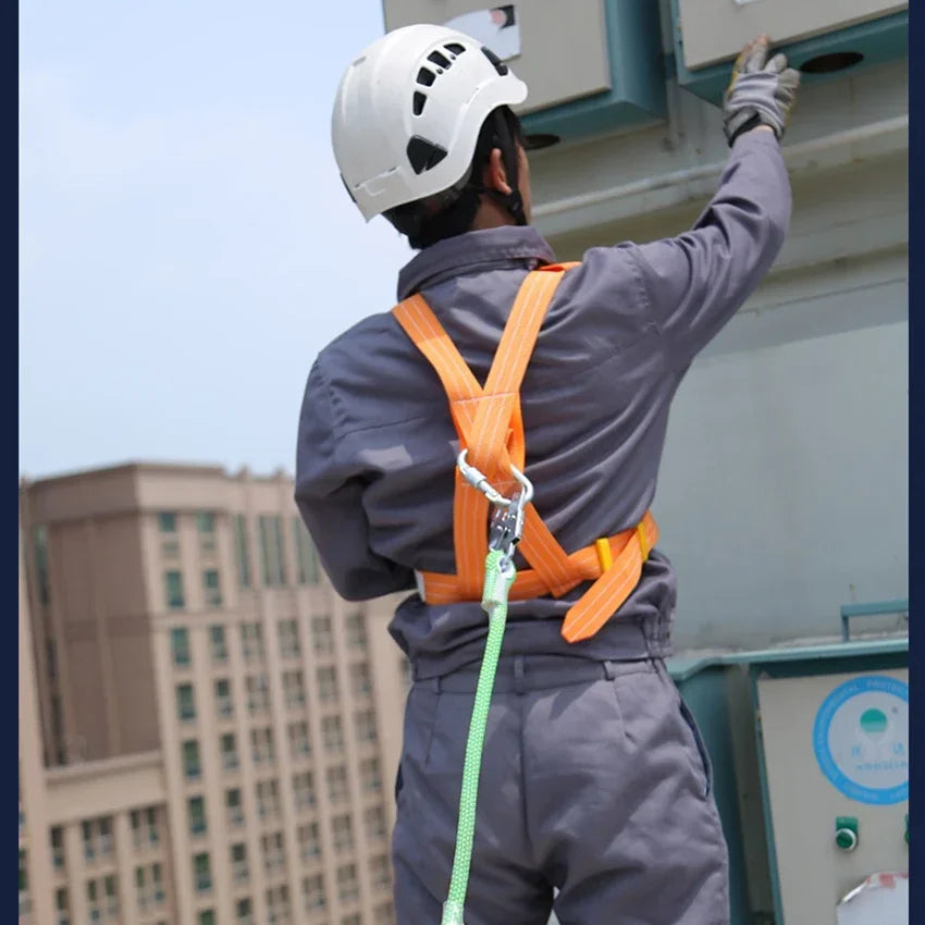 Manual Rope Grab Hook & 60cm Shock Absorbing Lanyard 16mm