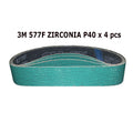 8" Rubber Expander Wheel 200x50mm + Zirconia Nylon Sanding Belts