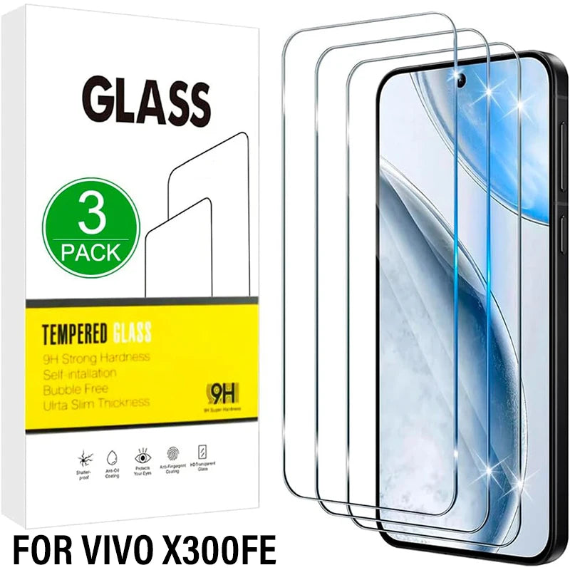 VIVO X300 FE Tempered Glass Screen Protector – Full Cover HD