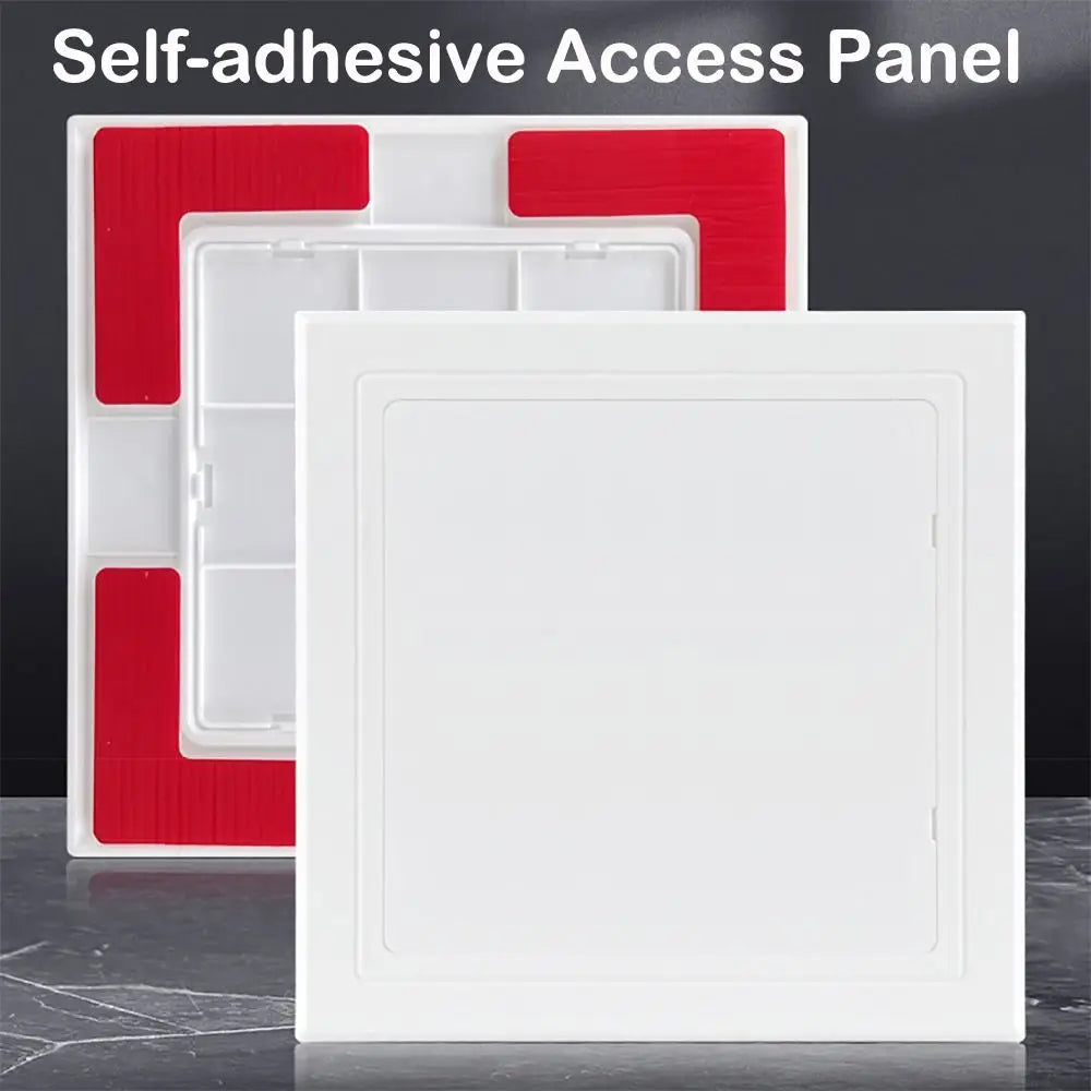 White Self-Adhesive Access Panel Door – ABS Plastic Hatch
