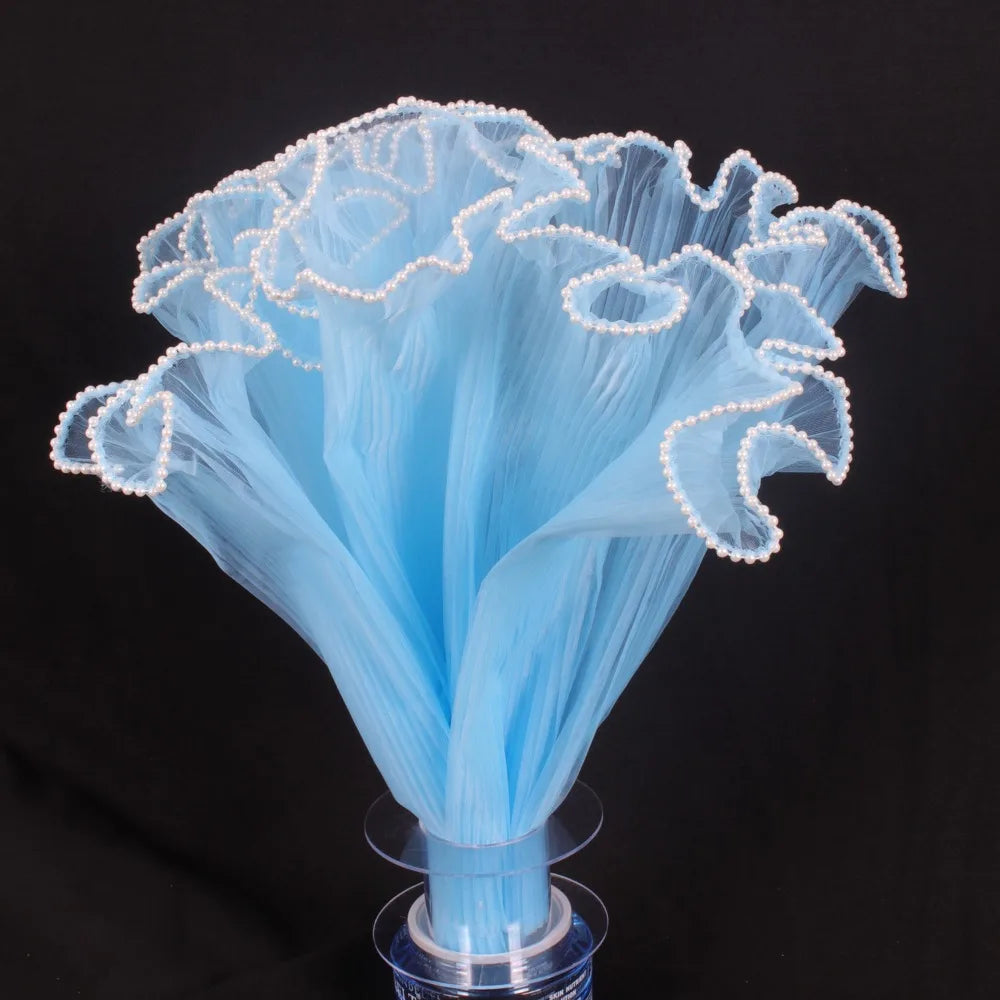 Pearl Lace Mesh Flower Wrapping Roll 28cm x 4 Yards