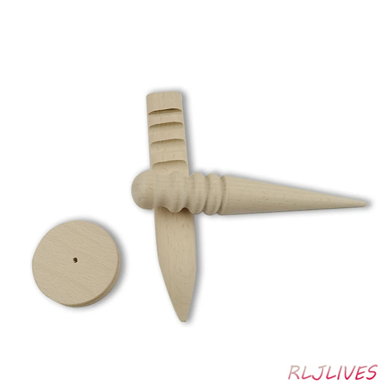 Wood Leather Edge Burnishing Rod & Slicker Polishing Tool