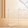 Wooden Ribbon Organizer Rack – Craft Room Storage Shelf