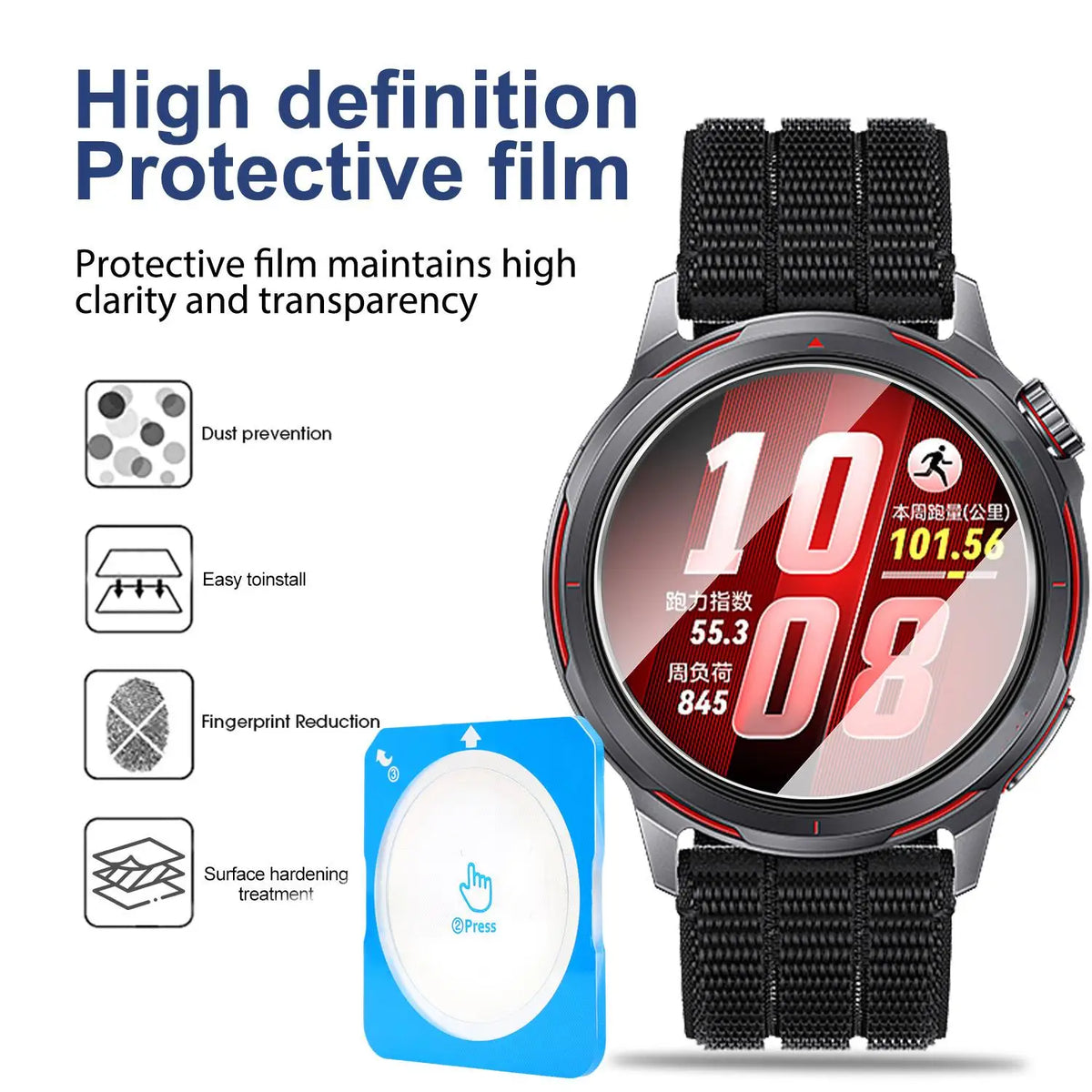 Tempered Glass Screen Protector – Huawei Watch GT Runner 2