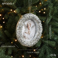 Baroque Mini Photo Frame Christmas Tree Ornament Pendant