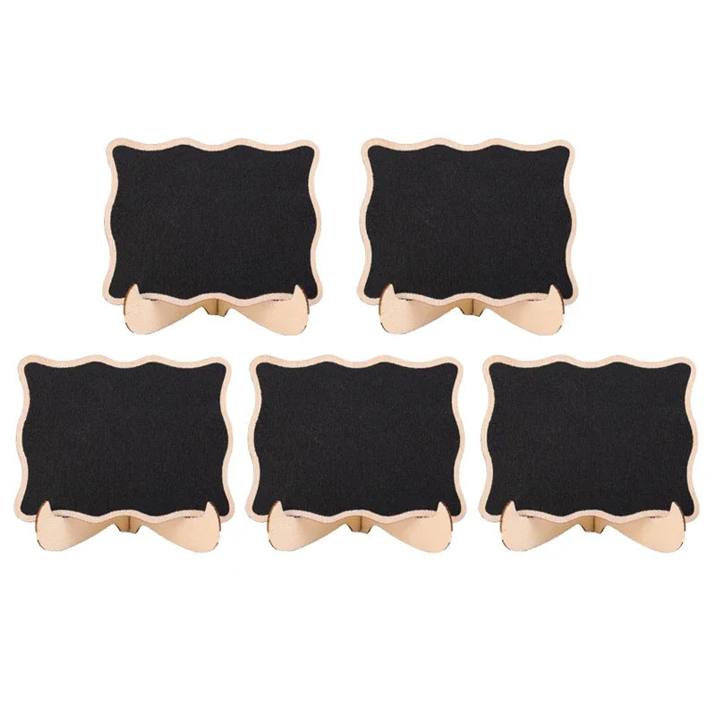 Mini Wooden Chalkboard Signs – DIY Party & Home Decor (1–10 Pcs)