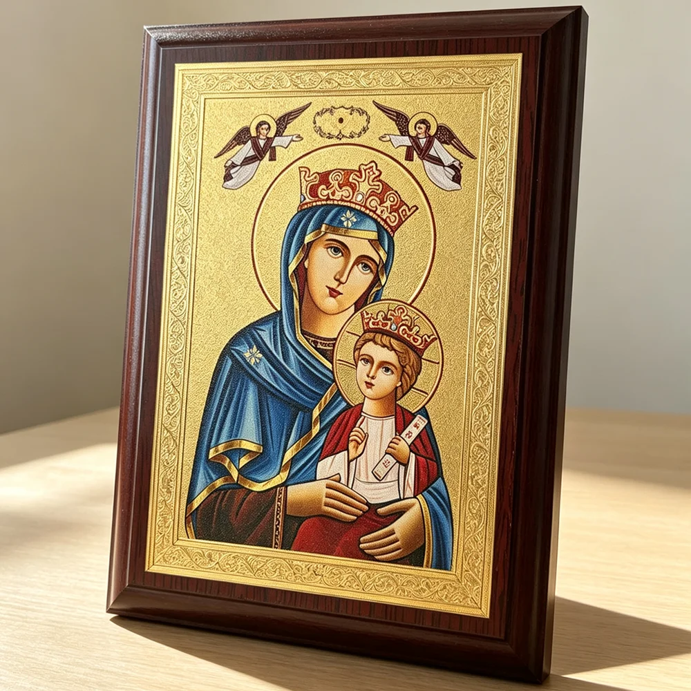 Our Lady of Perpetual Help Framed Icon | Religious Wall Art