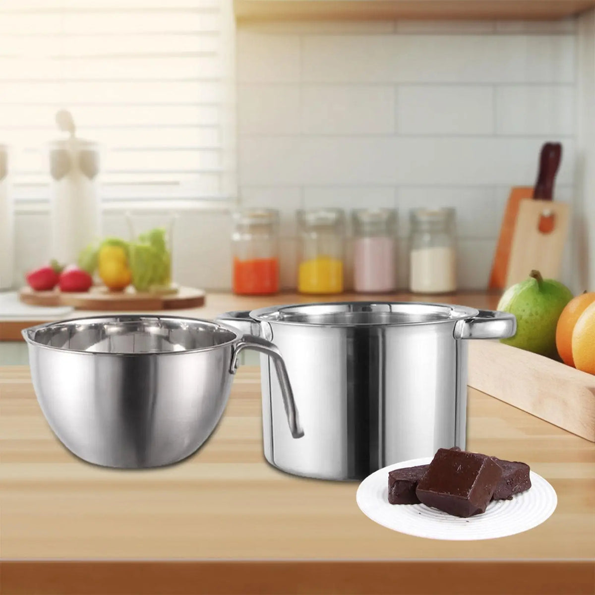 Stainless Steel Double Boiler Pot & Melting Bowl | Kesoto