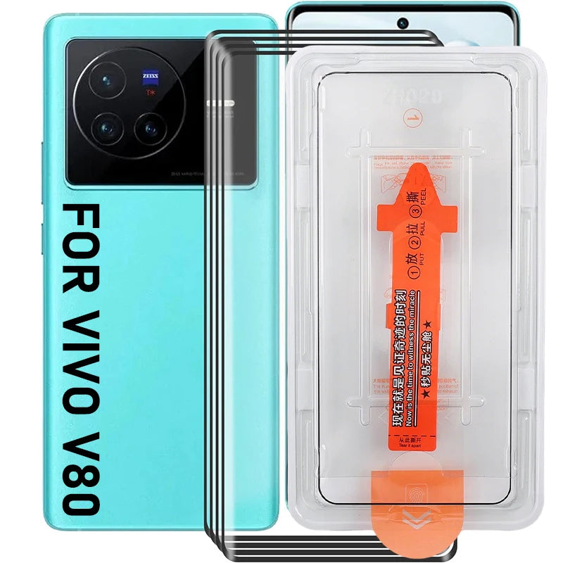 Vivo V80 5G Tempered Glass Screen Protector – HD & Privacy