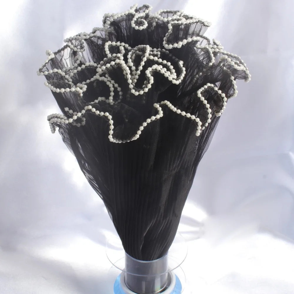 Pearl Lace Mesh Flower Wrapping Roll 28cm x 4 Yards