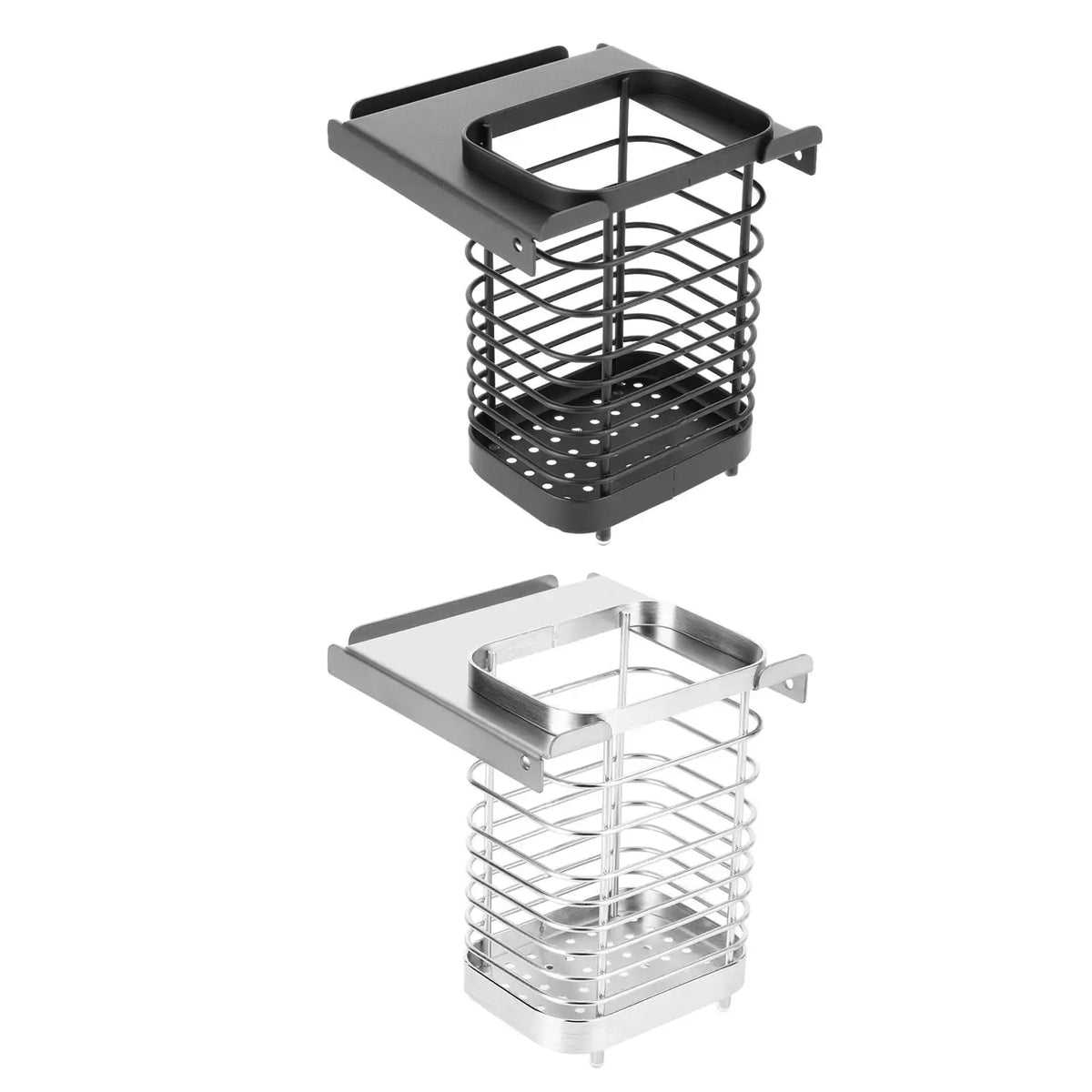 Stainless Steel Chopstick Cage & Cutlery Organizer | Camping