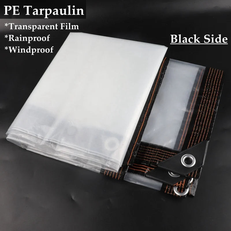 Waterproof Transparent PE Tarpaulin – Garden & Camping Tarp