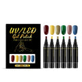 6-Piece Nail Gel Polish Set – DIY Nail Art Manicure Kit 5ml
