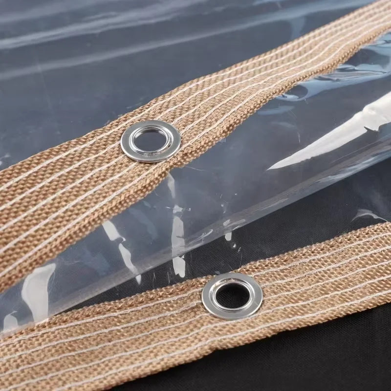 0.12mm PEVA Transparent Waterproof Tarpaulin – Outdoor Canopy