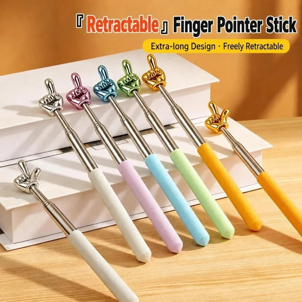 Retractable Finger Teaching Pointer – Kids Reading Stick