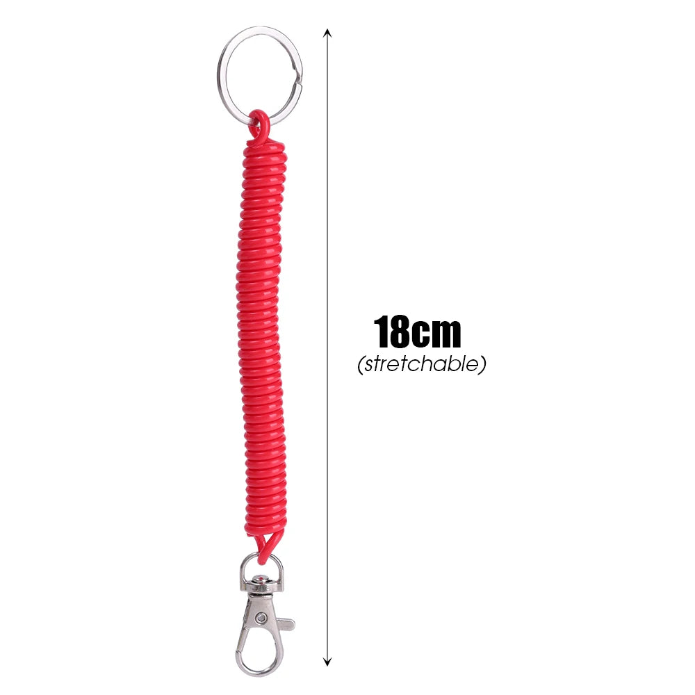 Retractable Spiral Keychain Strap – Anti-Lost Phone Lanyard