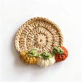 Crochet Mouse Character Coasters – Cotton & Acrylic Set
