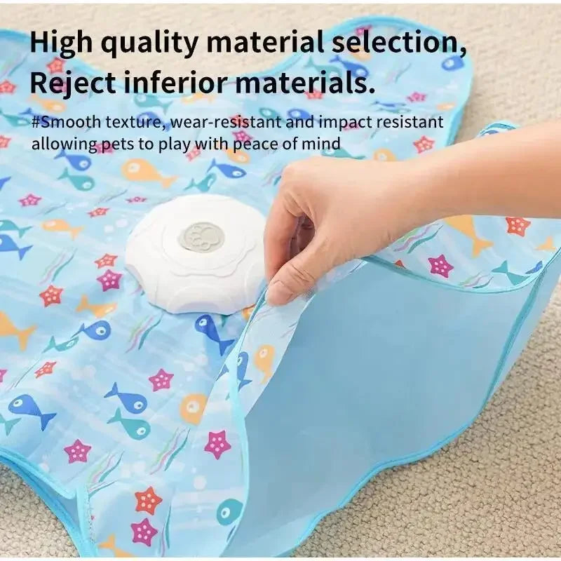Touch-Activated Hide & Seek Squeaky Mouse Toy for Cats
