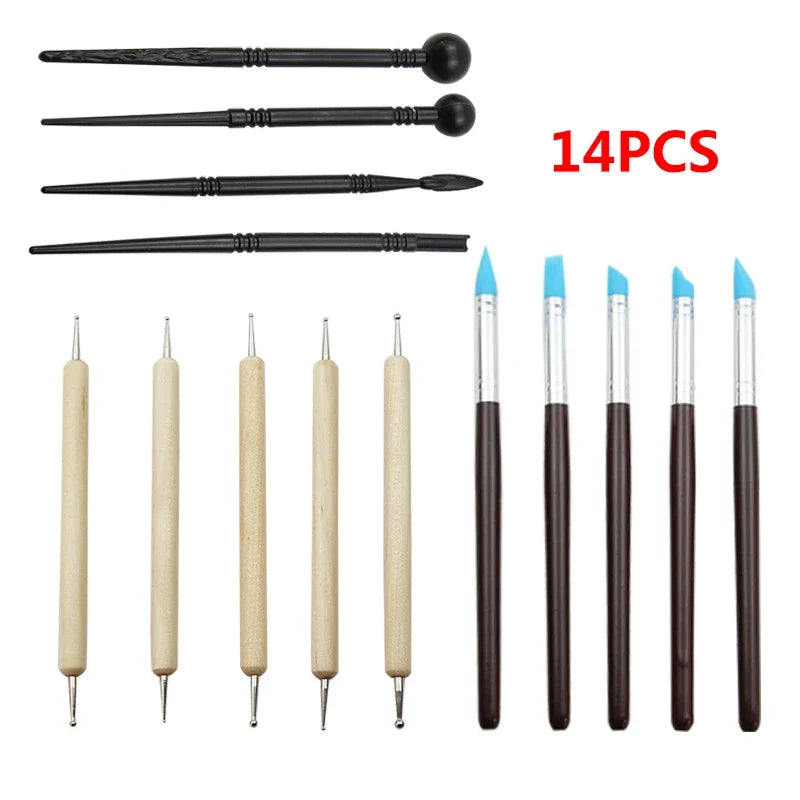 Pottery Clay Sculpting Tools Set – Ceramic Carving Kit