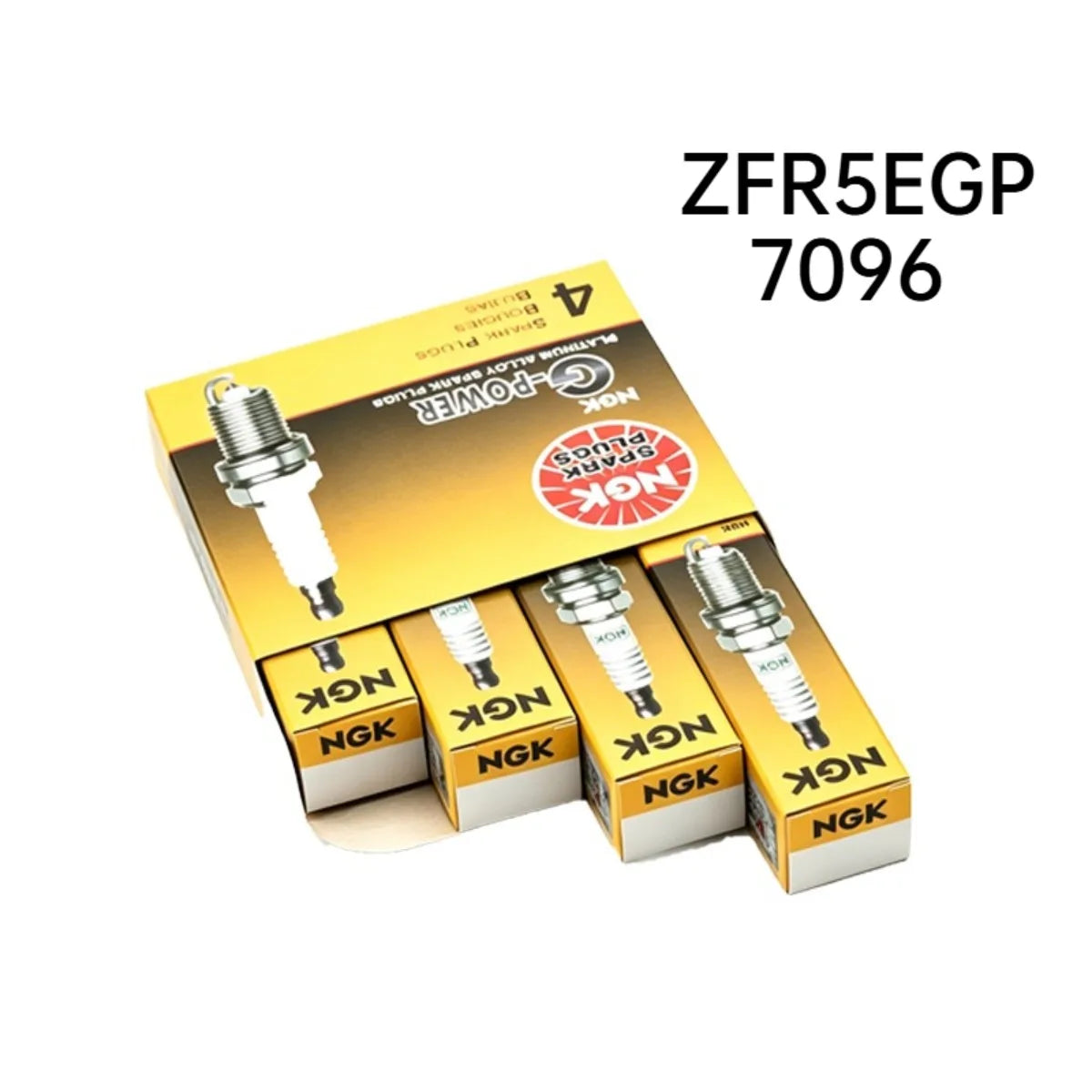 NGK ZFR5EGP 7096 Platinum Spark Plug | 4/8/12pcs Engine Set