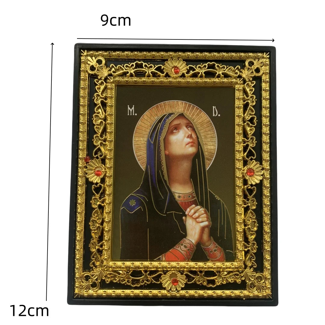 Virgin Mary Jesus Orthodox Icon – Catholic Religious Ornament