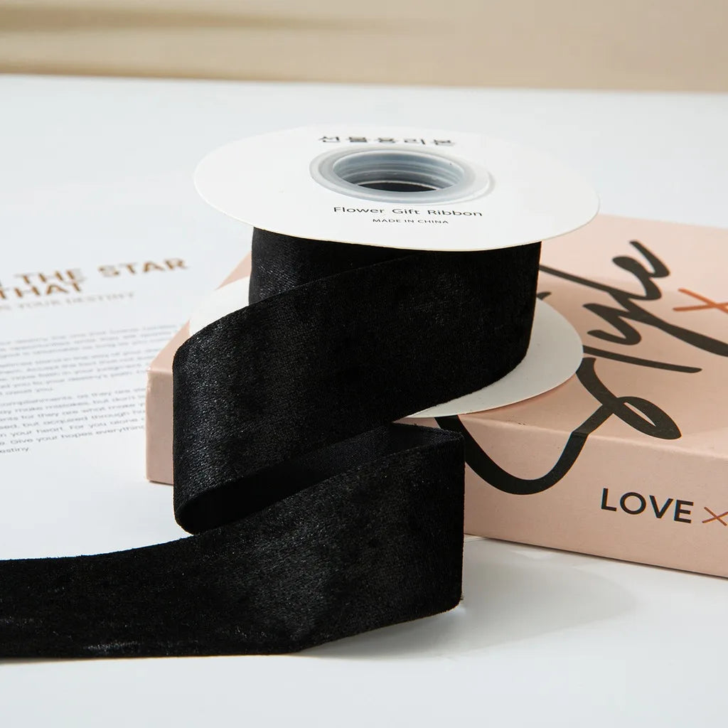 Velvet Craft Ribbon Reflective Pressed Edge – 5 Yards