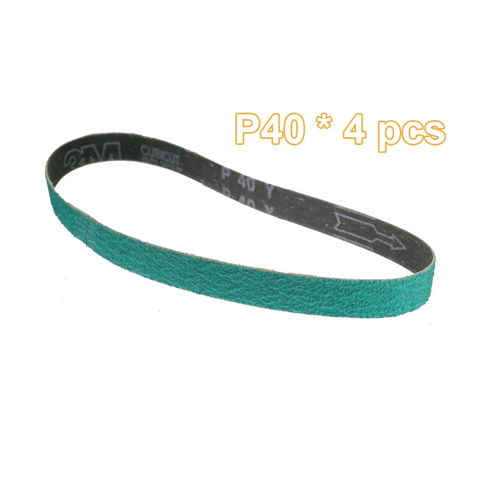 4-Pack Zirconia Sanding Belts 1"×30" for Knife Blade Grinding