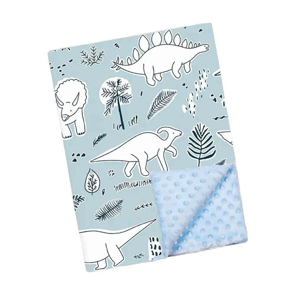 Warm Flannel Baby Swaddle Blanket – Newborn to Toddler