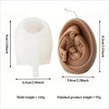3D Jesus & Virgin Mary Silicone Mold – Candle, Soap & Resin