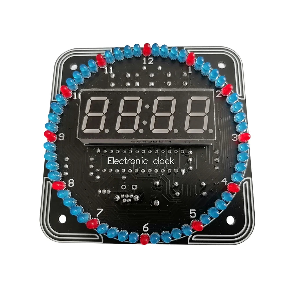 DS1302 LED Scrolling Clock DIY Kit – Time, Temp & Alarm