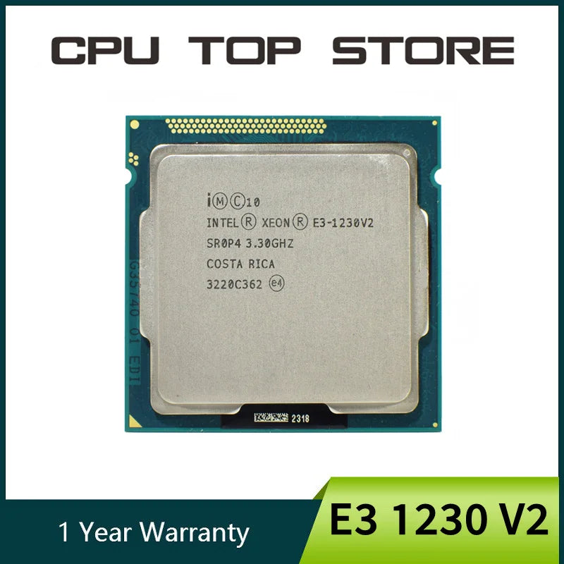 Intel Xeon E3-1230 V2 3.3GHz Quad-Core LGA 1155 Processor