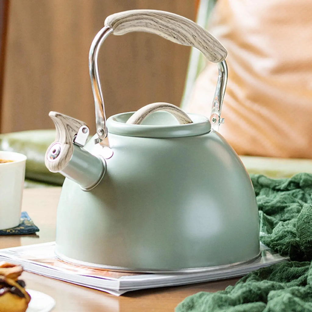 3L Stainless Steel Whistling Stovetop Kettle – Camping & Home