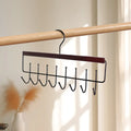 Wooden Metal Closet Hook Hanger – 8 & 16 Hook Organizer