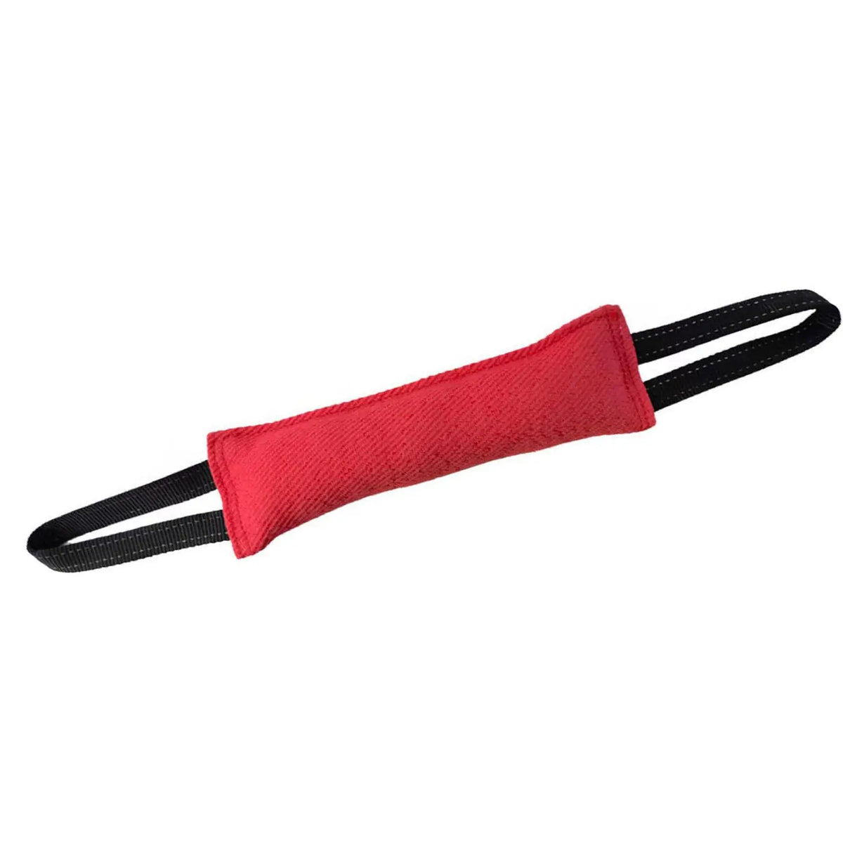 Dog Tug Toy Double Handles – Durable Linen Bite Pillow