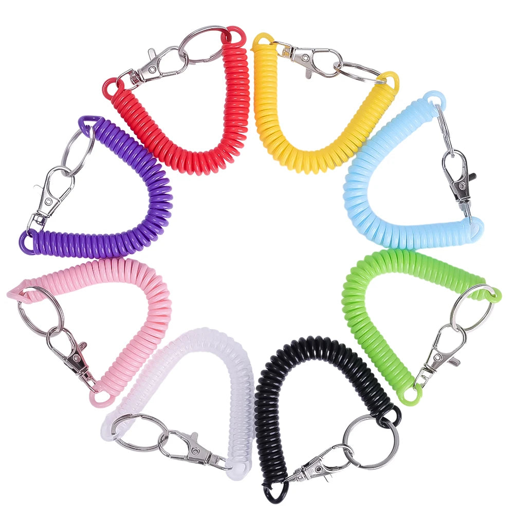 Retractable Spiral Keychain Strap – Anti-Lost Phone Lanyard
