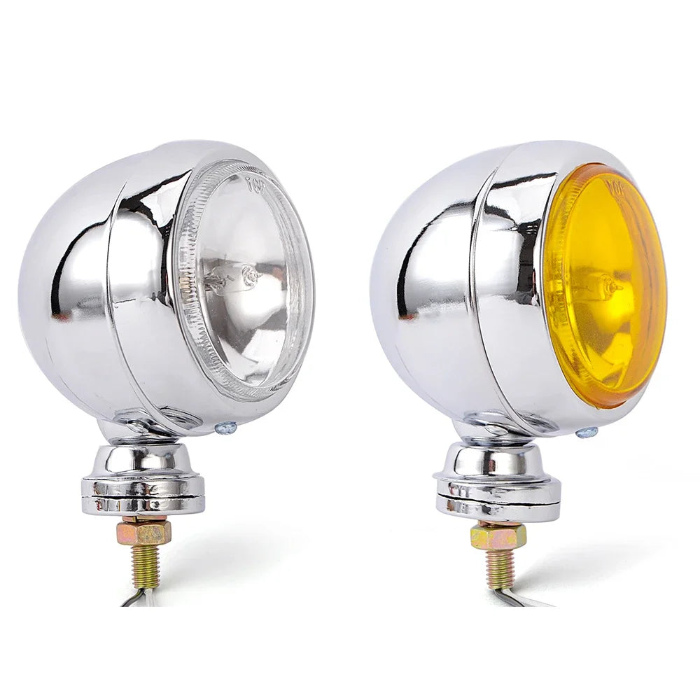 Motorcycle Fog Spot Light – Universal Harley Bobber Chopper Lamp