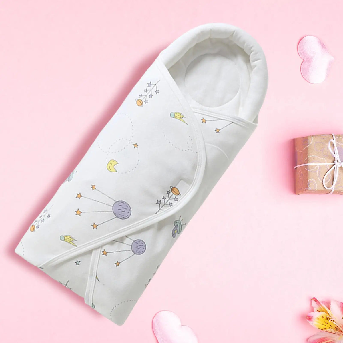 Soft Cotton Hooded Baby Towel Bathrobe Wrap Blanket – Newborn