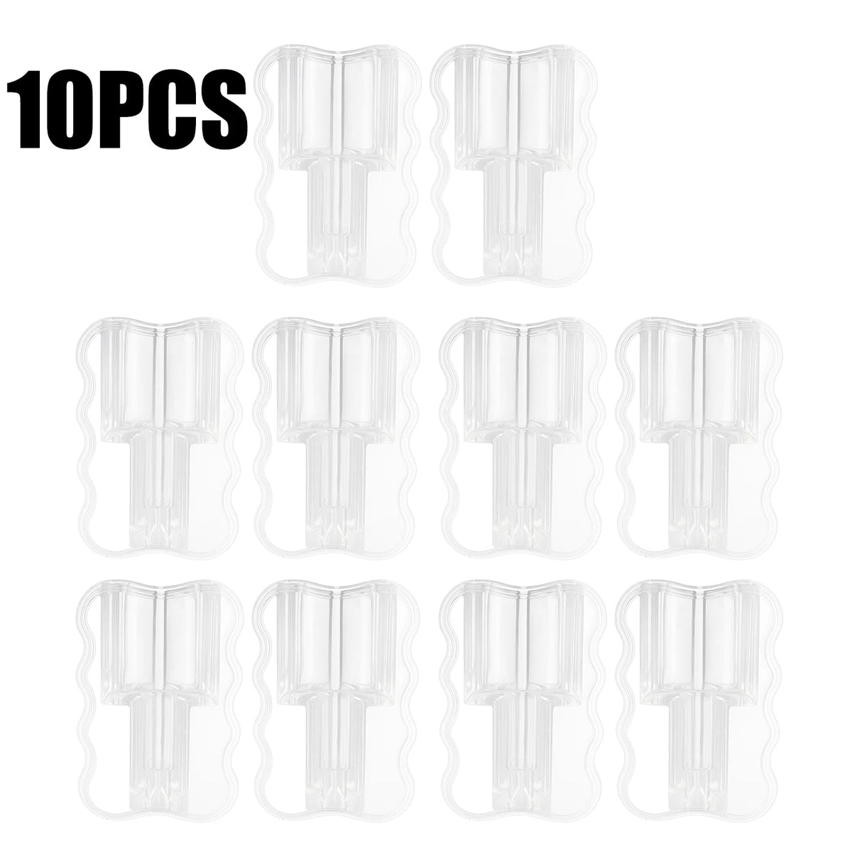 10-Pack Clear TPU Cable Protector Sleeve – iPhone & Android