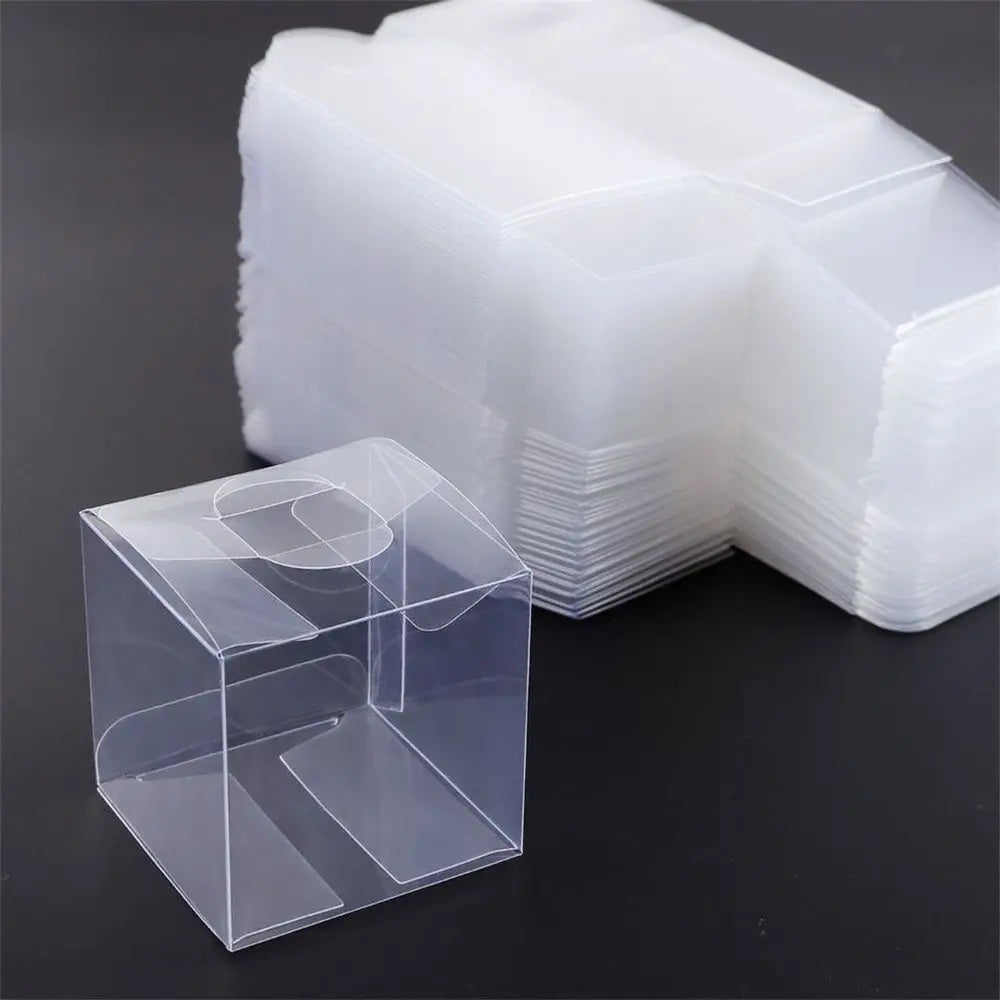 Square Plastic Favor Boxes – Candy & Cookie Gift Boxes 10pk