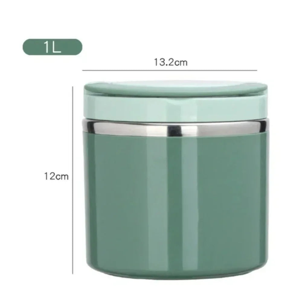 Stainless Steel Insulated Soup Thermos with Handle 630/1000ml