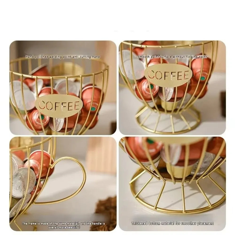 Large Capacity Coffee Pod Holder & Capsule Organizer